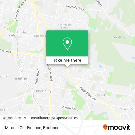 Miracle Car Finance map