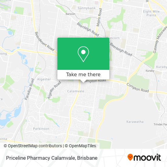 Priceline Pharmacy Calamvale map