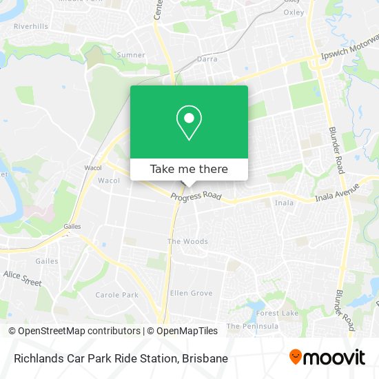 Richlands Car Park Ride Station map