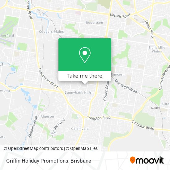 Griffin Holiday Promotions map