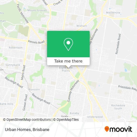 Urban Homes map