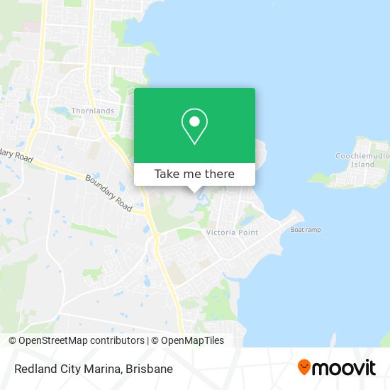 Redland City Marina map