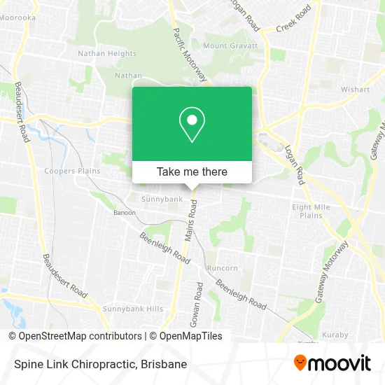 Spine Link Chiropractic map