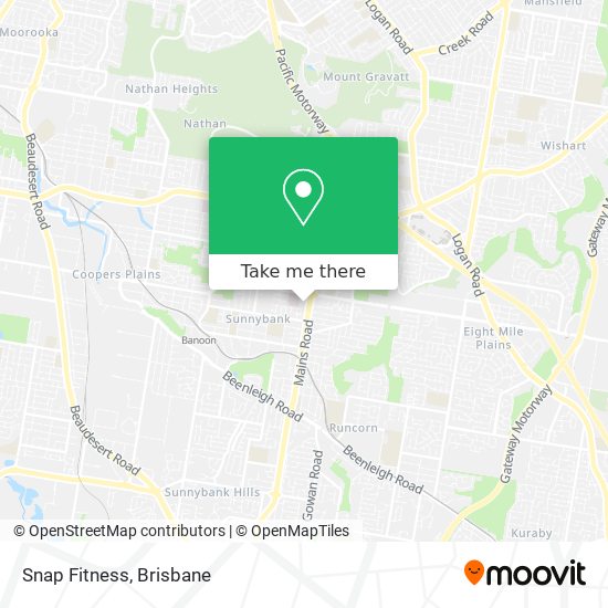 Snap Fitness map