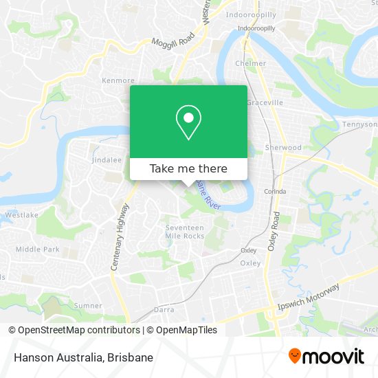 Hanson Australia map