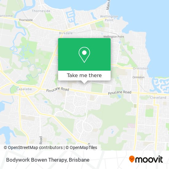 Bodywork Bowen Therapy map