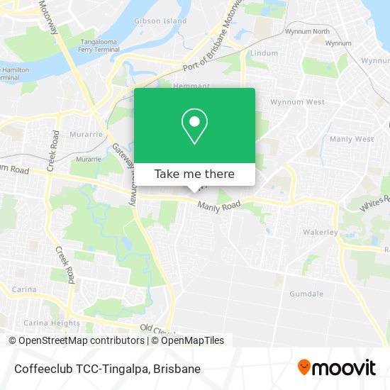Coffeeclub TCC-Tingalpa map