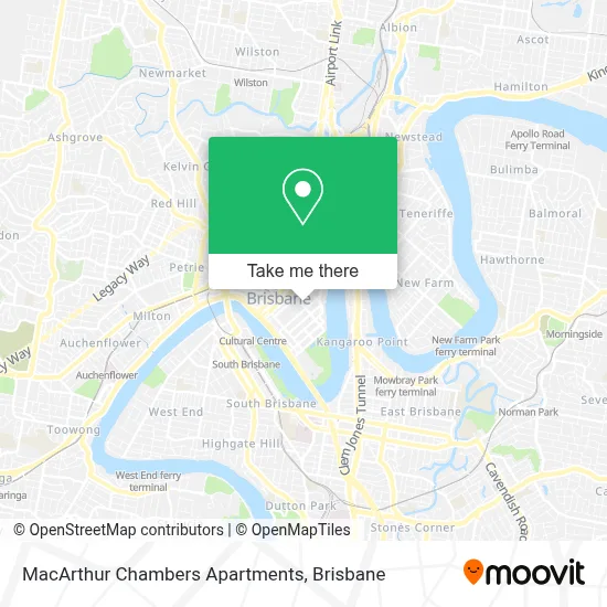 Mapa MacArthur Chambers Apartments