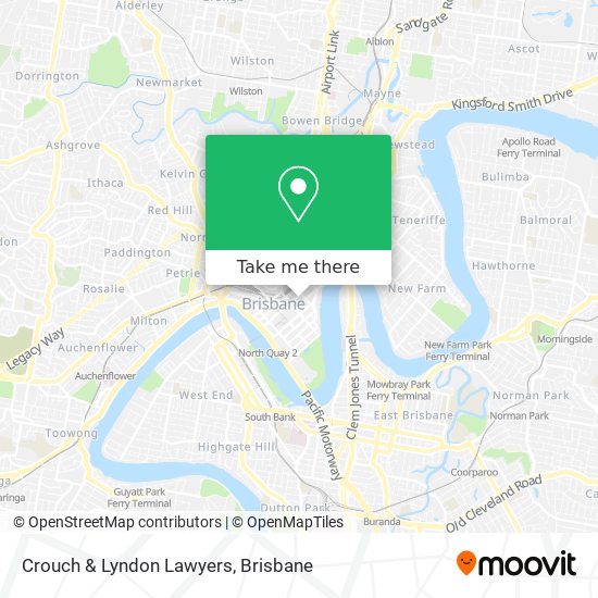 Mapa Crouch & Lyndon Lawyers