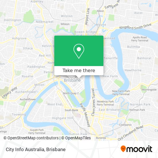 City Info Australia map