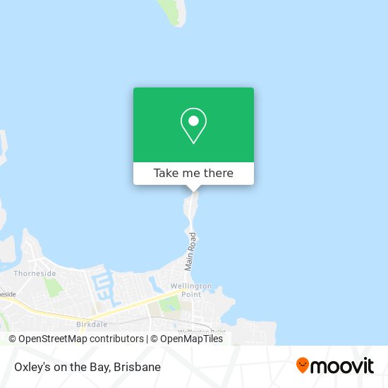 Oxley's on the Bay map