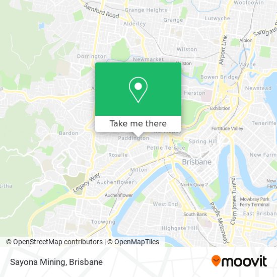 Sayona Mining map