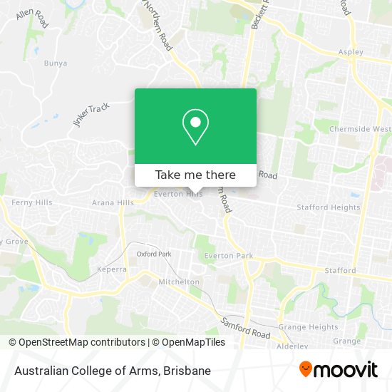 Australian College of Arms map