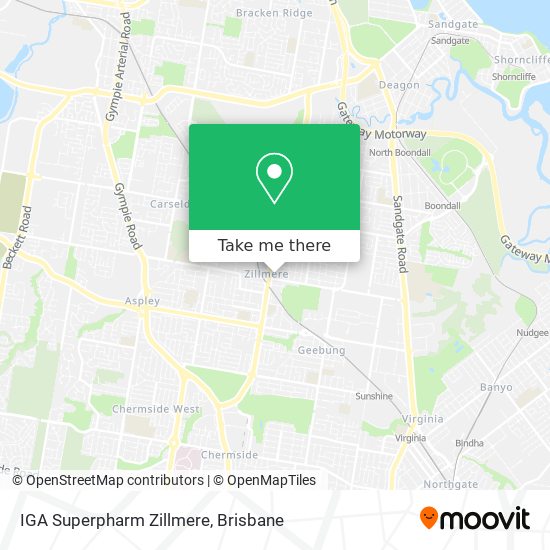 IGA Superpharm Zillmere map