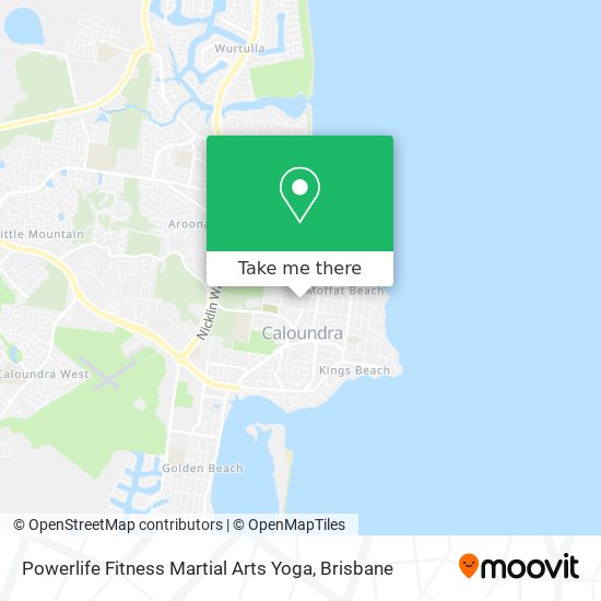 Mapa Powerlife Fitness Martial Arts Yoga