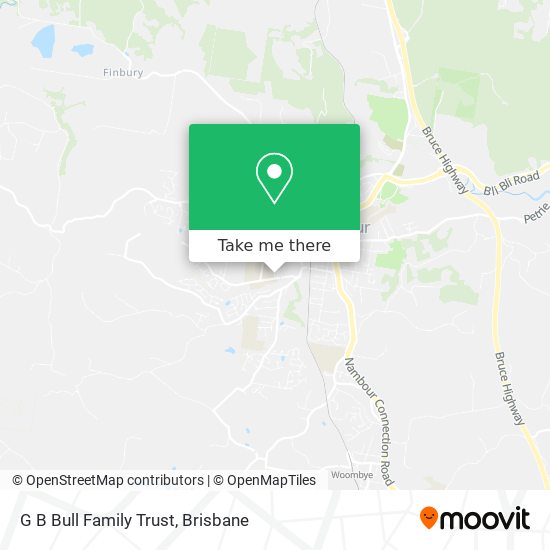 G B Bull Family Trust map