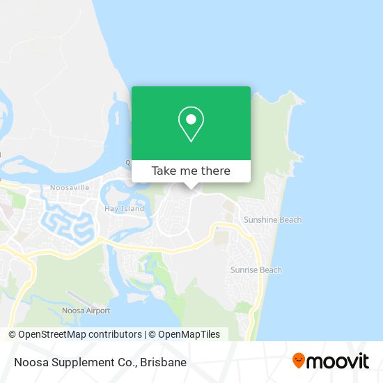 Noosa Supplement Co. map