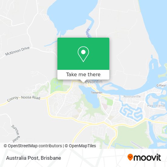 Australia Post map