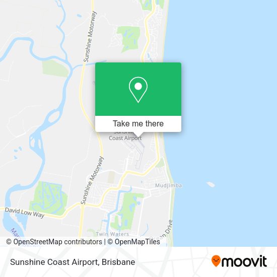 Sunshine Coast Airport map