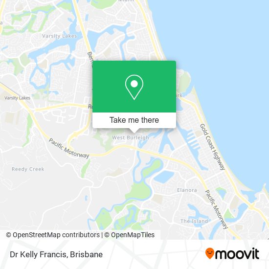 Dr Kelly Francis map