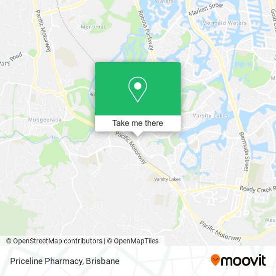 Priceline Pharmacy map