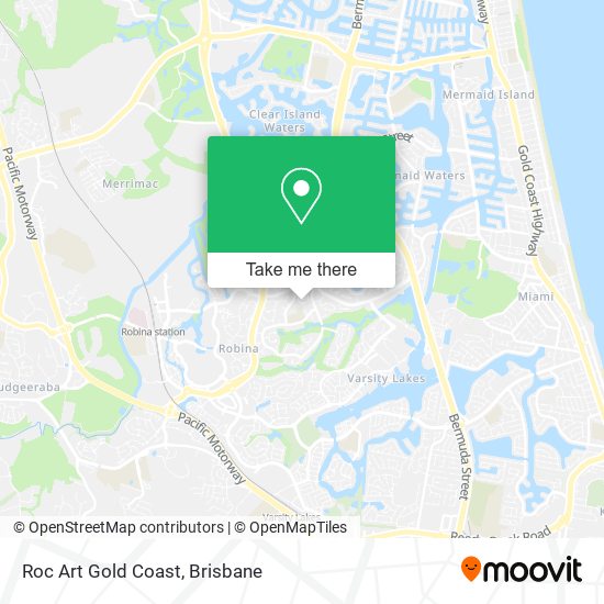 Roc Art Gold Coast map