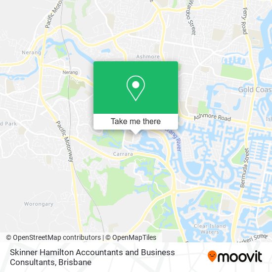 Skinner Hamilton Accountants and Business Consultants map