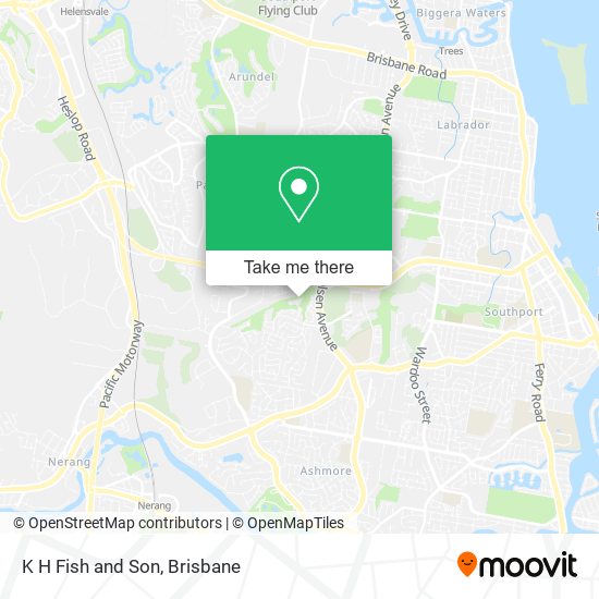 K H Fish and Son map