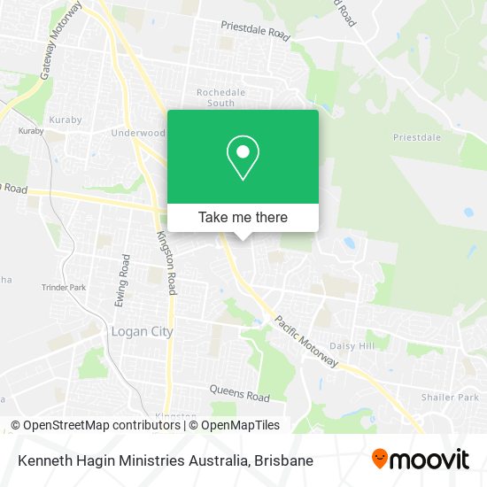 Kenneth Hagin Ministries Australia map