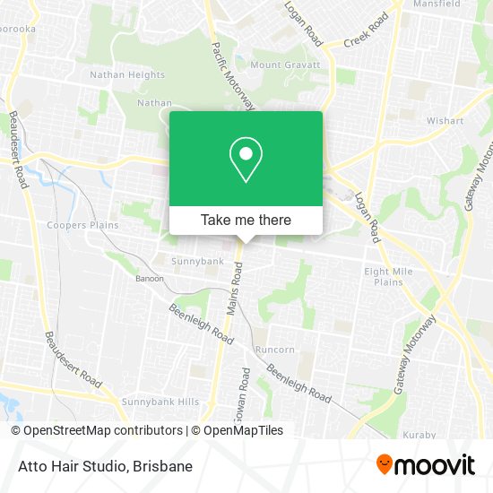 Atto Hair Studio map