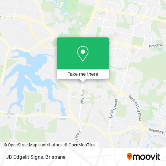 JB Edgelit Signs map