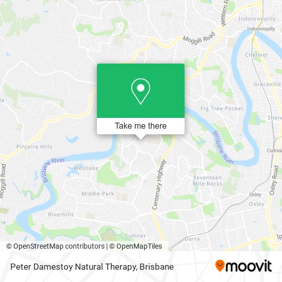 Peter Damestoy Natural Therapy map