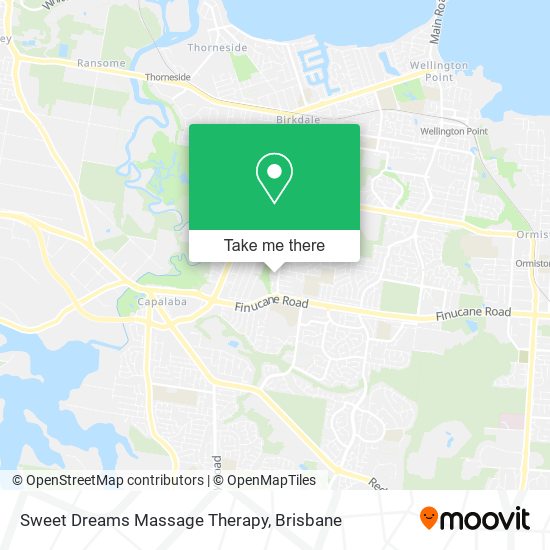 Sweet Dreams Massage Therapy map
