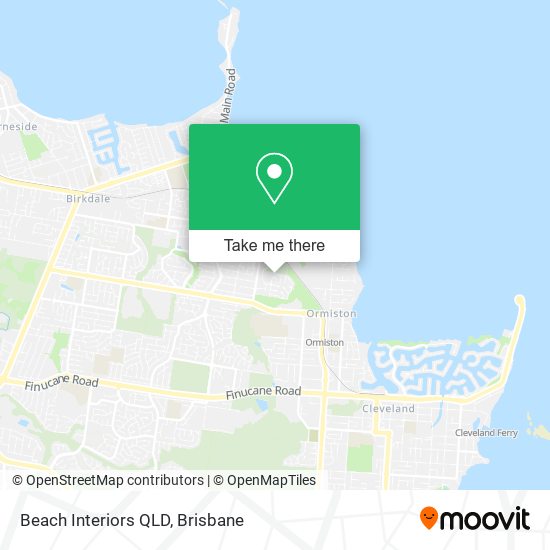 Beach Interiors QLD map