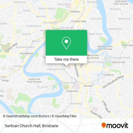 Serbian Church Hall map