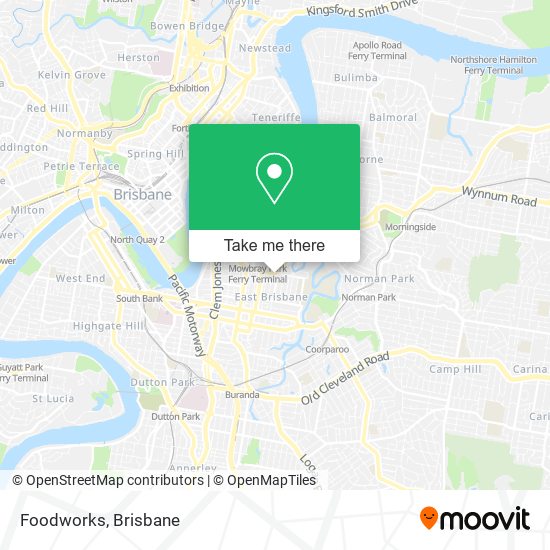 Foodworks map