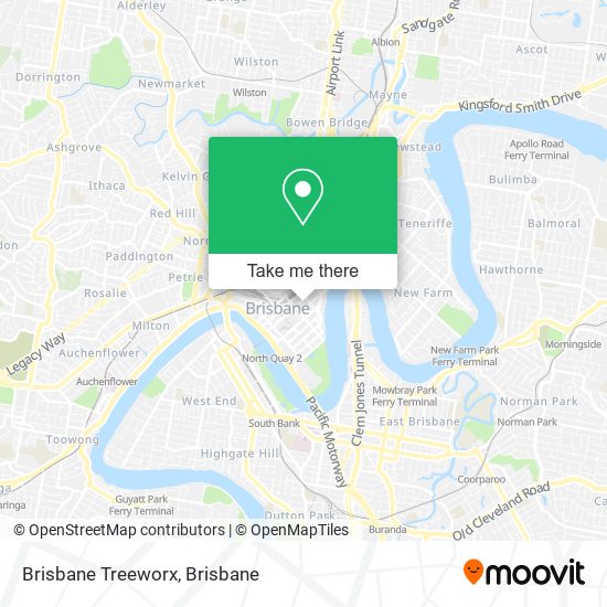 Brisbane Treeworx map