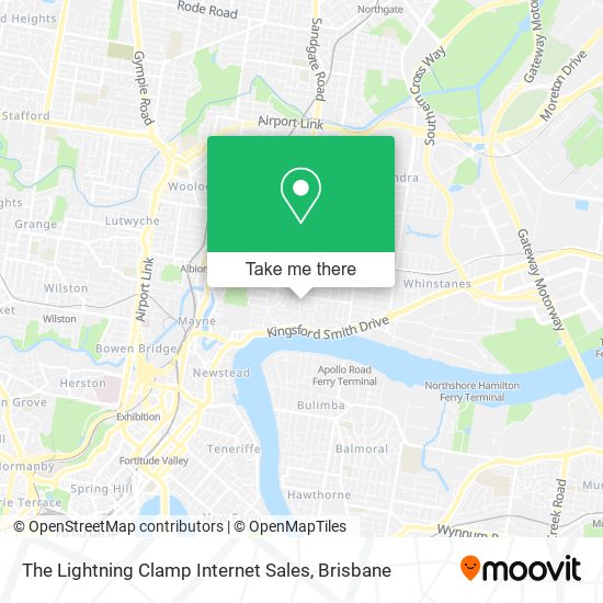 The Lightning Clamp Internet Sales map