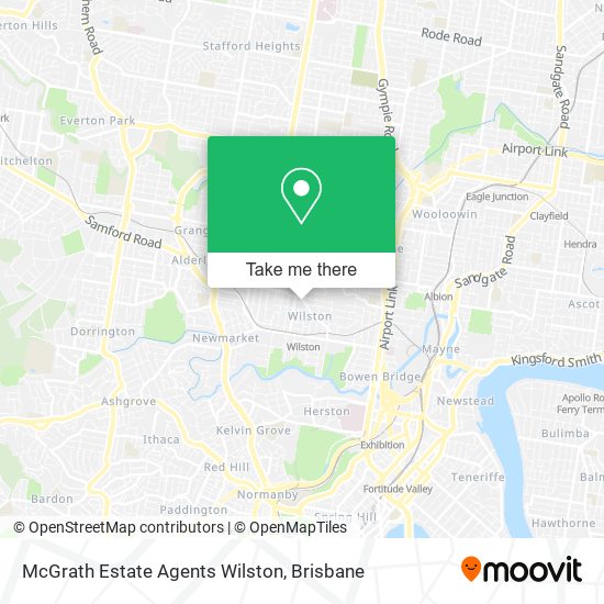 McGrath Estate Agents Wilston map