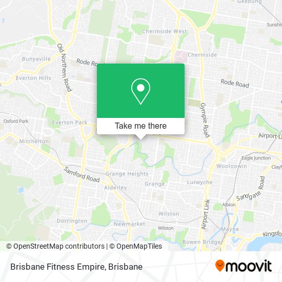Brisbane Fitness Empire map