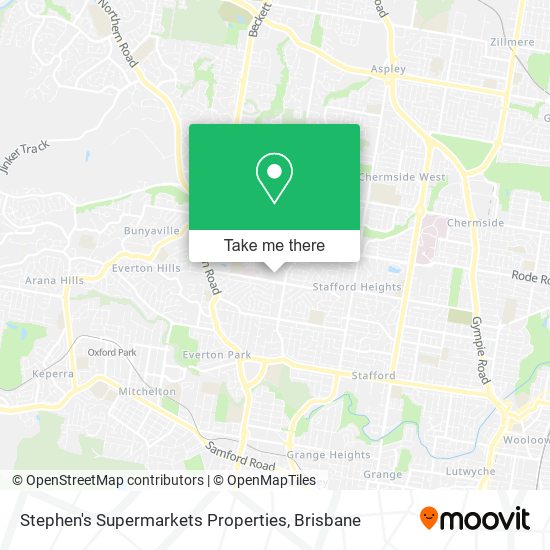 Stephen's Supermarkets Properties map