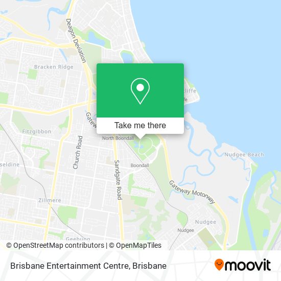 Brisbane Entertainment Centre map