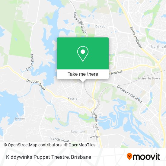 Mapa Kiddywinks Puppet Theatre