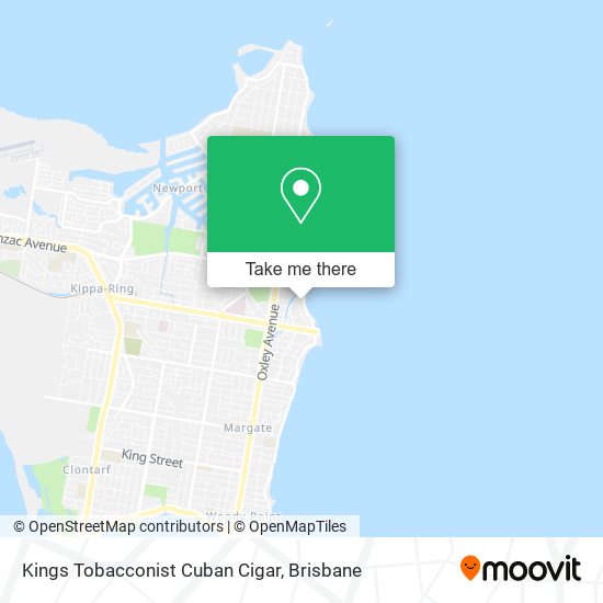 Kings Tobacconist Cuban Cigar map