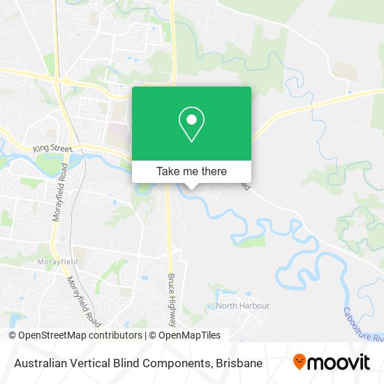 Australian Vertical Blind Components map