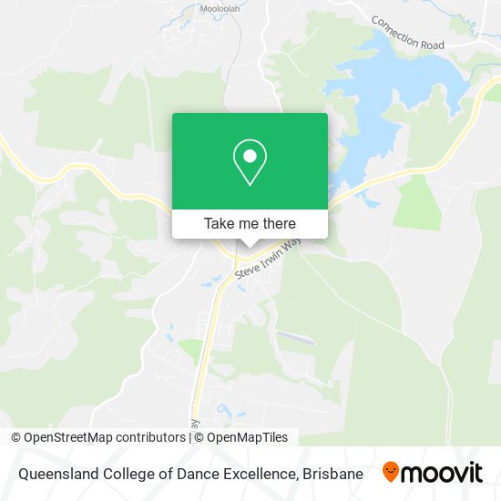 Queensland College of Dance Excellence map