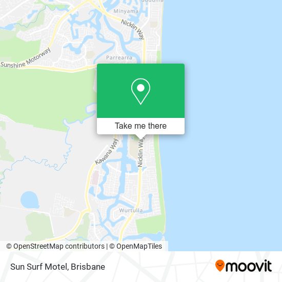 Sun Surf Motel map