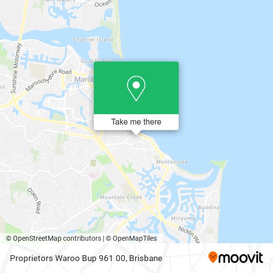 Proprietors Waroo Bup 961 00 map
