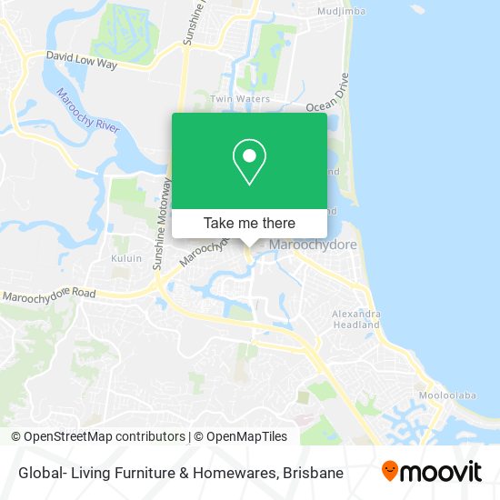 Global- Living Furniture & Homewares map