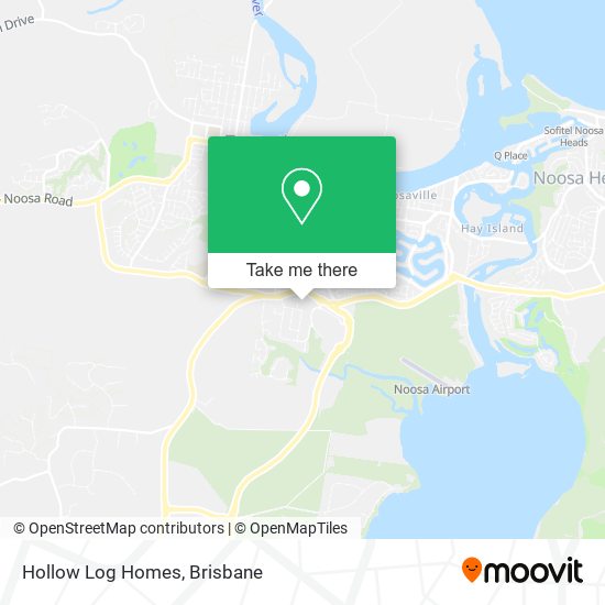 Hollow Log Homes map